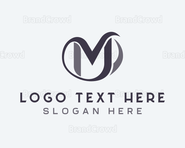 Stylish Company Letter M Logo
