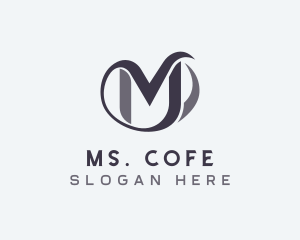 Stylish Company Letter M logo design