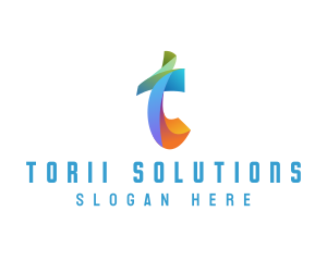 Generic Multicolor Firm Letter T logo design