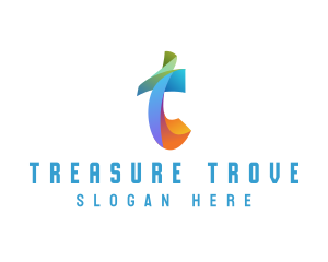 Generic Multicolor Firm Letter T logo design