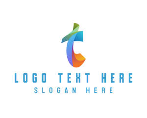 Generic Multicolor Firm Letter T Logo