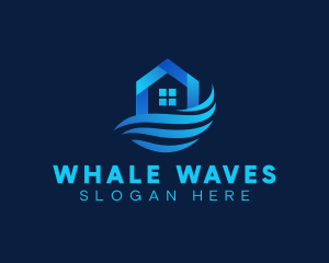 Realty House Wave  logo design