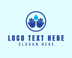 Water - Hygiene Water Handwash logo design