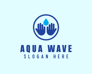 Water - Hygiene Water Handwash logo design