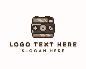 Gaming - Camera Pixel Photography logo design