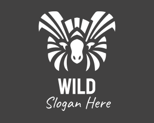 Wild Koala Silhouette  Logo
