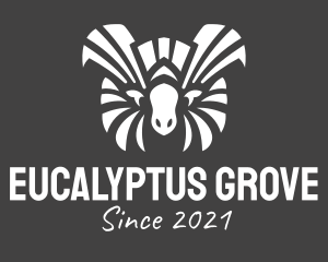 Eucalyptus - Wild Koala Silhouette logo design