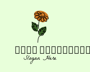 Daisy Flower Monoline  Logo