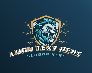 Goons - Lion Lightning Gaming logo design