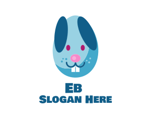 Easter Egg Bunny  Logo