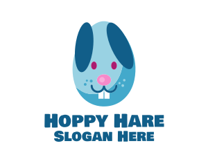 Easter Egg Bunny  logo design