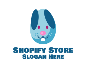 Easter Egg Bunny  logo design