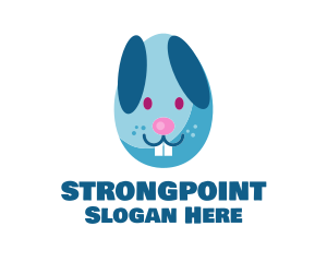 Toy Store - Easter Egg Bunny logo design