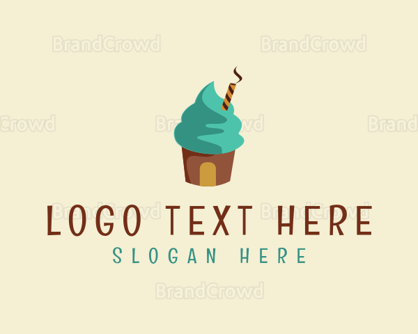 Ice Cream Sundae Logo