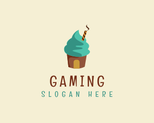 Ice Cream Sundae Logo