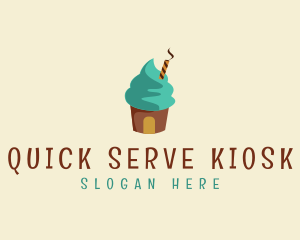 Ice Cream Sundae logo design