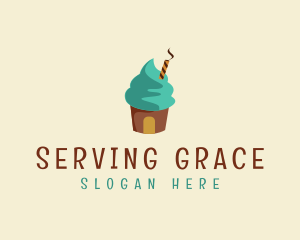 Ice Cream Sundae logo design