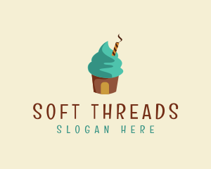 Ice Cream Sundae logo design