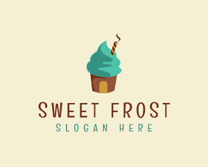 Ice Cream Sundae logo design