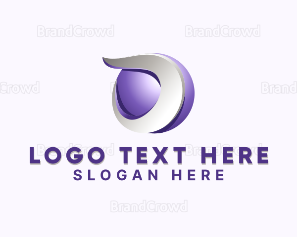 Professional 3D Letter O Logo