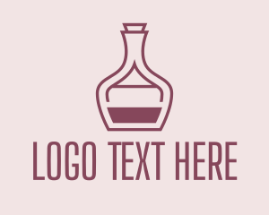 Cognac Drink Bottle  Logo