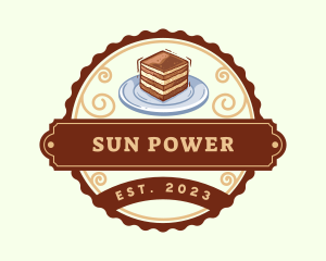 Dessert Cake Confectionery Logo