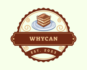 Dessert Cake Confectionery Logo