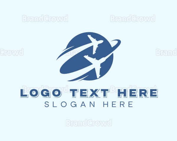 Logistics Courier Delivery Logo