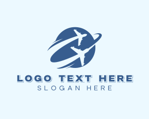 Logistics Courier Delivery  Logo