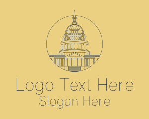 Capitol - American Capitol Building logo design