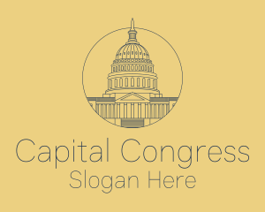 Congress - American Capitol Building logo design