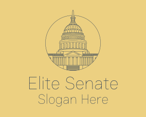 Senate - American Capitol Building logo design