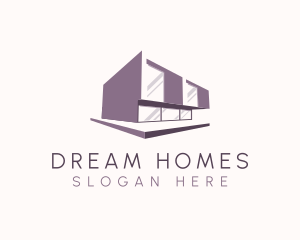 Contemporary Home Real Estate logo design