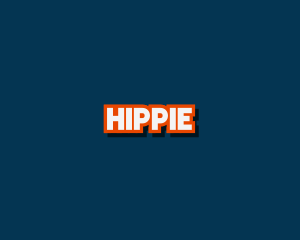 Cool Hipster Pop Art logo design