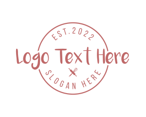 Foodie - Homemade Pastry Wordmark logo design