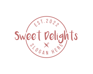 Homemade Pastry Wordmark  logo design