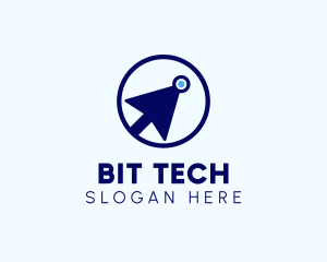 Digital Tech Arrow logo design