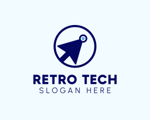 Digital Tech Arrow logo design