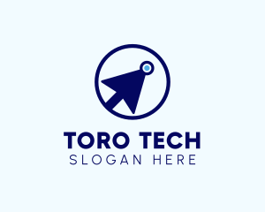 Digital Tech Arrow logo design