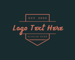 Hipster Boutique Store logo design