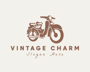 Old Fashioned - Old Rider Motorcycle logo design