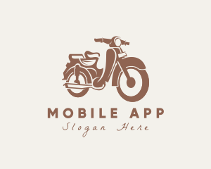 Dirt Bike - Old Rider Motorcycle logo design