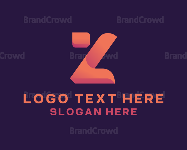 Creative Geometric Letter Z Logo