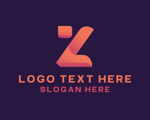 Blogger - Creative Geometric Letter Z logo design