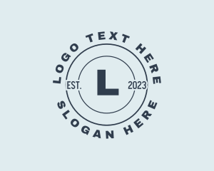 Signage - Simple Business Circle logo design