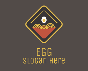 Egg Noodle Sign logo design