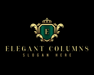 Regal Elegant Crown logo design