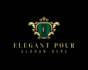 Regal Elegant Crown logo design