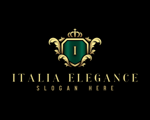 Regal Elegant Crown logo design