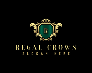 Regal Elegant Crown logo design